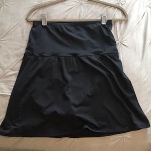 Land’s End Swim Skirt w/ panty Sz 12 Black